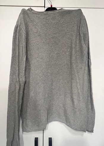 Gri erkek Triko Uzun Kollu Kazak ltb - Görsel 5