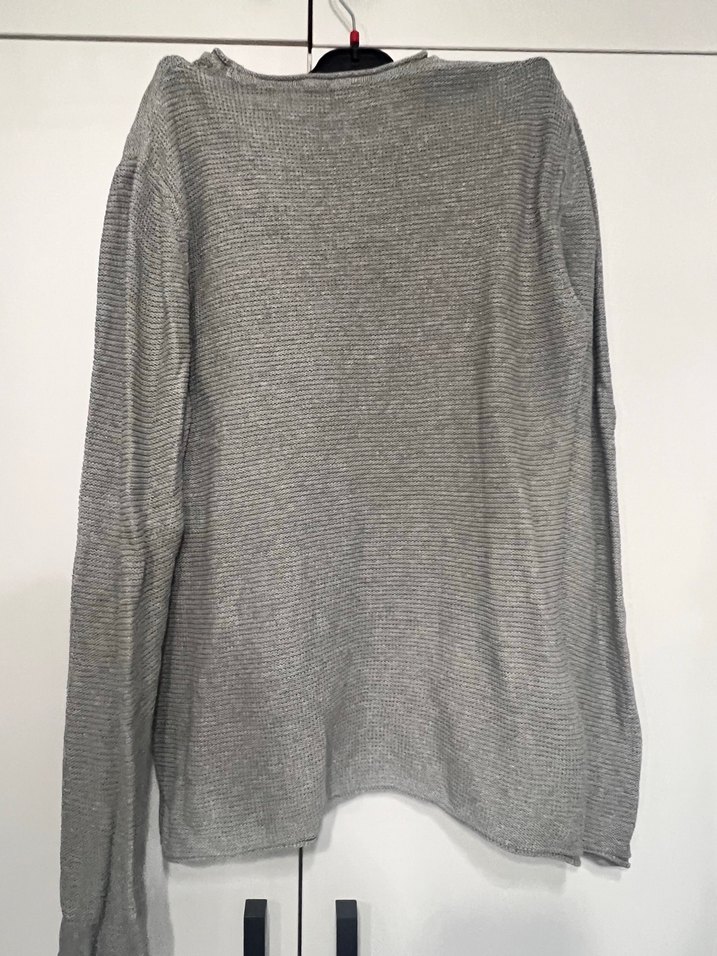 Gri erkek  Triko Uzun Kollu Kazak ltb - Görsel 5
