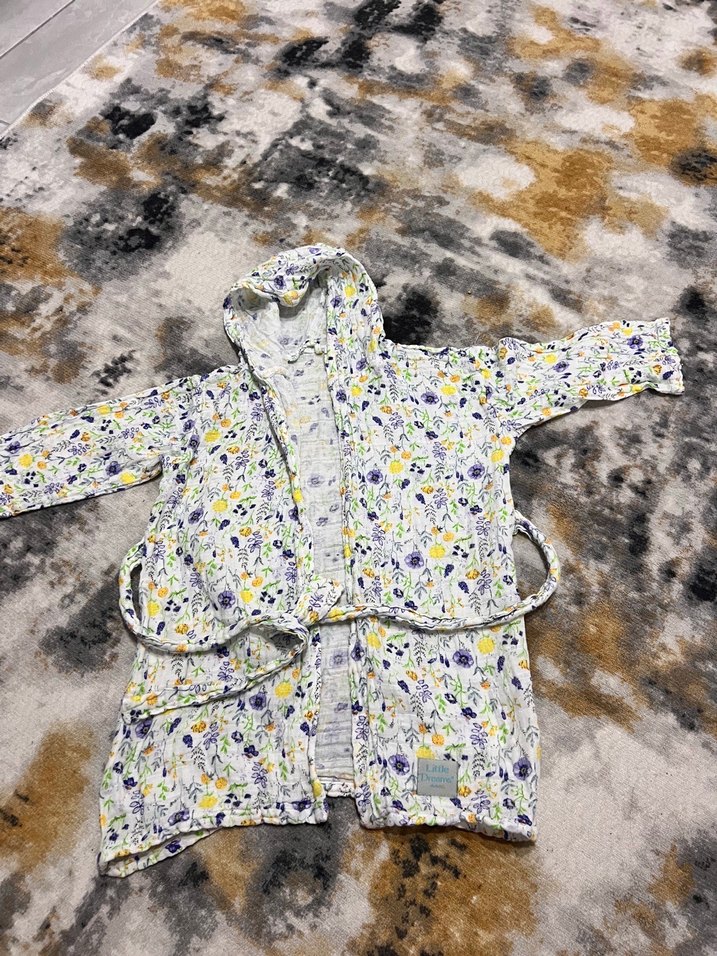 Little dreams müslin bornoz - Görsel 2