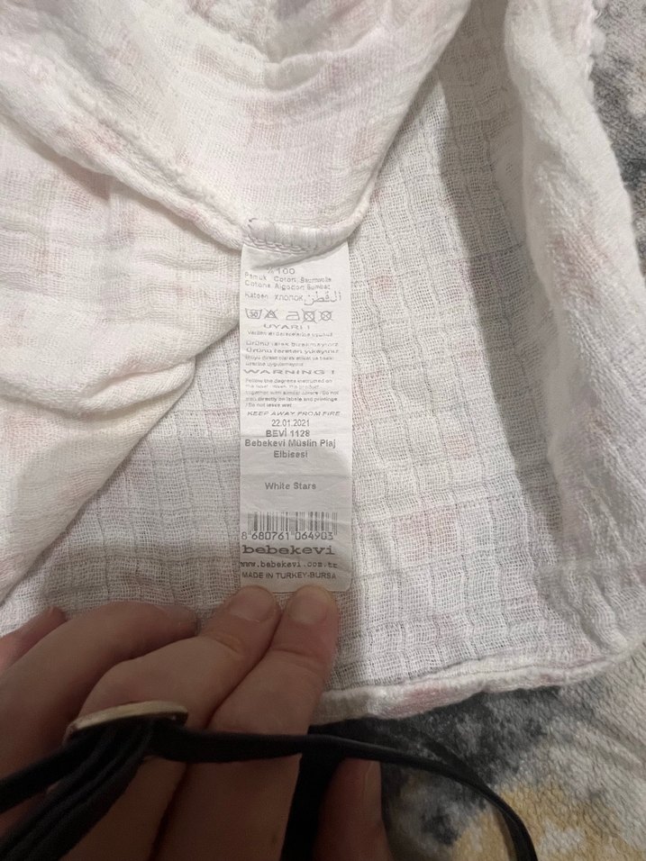 Öüslin kumaş bebek pareo - Görsel 2