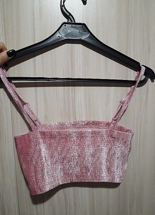urban outfitters kadife bustiyer crop