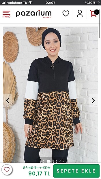 s Beden siyah Renk Leopar Sweatshirt