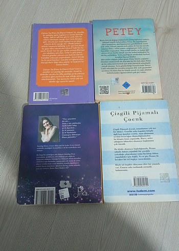 4 Kitap Seti: Çizgili Pijamalı Çocuk ve Diğerleri
