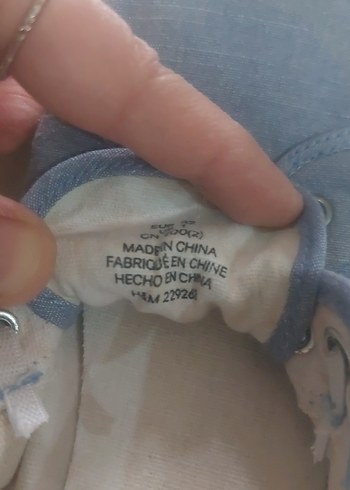 Mavi Denim Dolgu Topuklu Spor Ayakkabı - Görsel 5