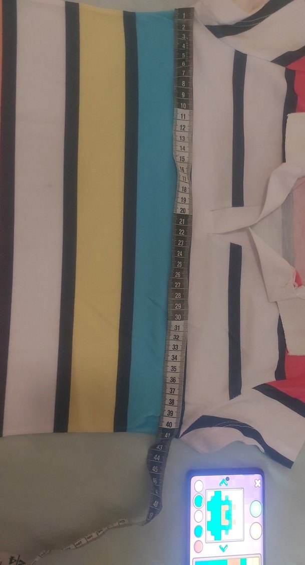 Çizgili Midi Kadın Elbise - Görsel 5