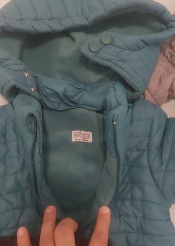 3 tane Erkek Çocuk Fermuarlı Kapüşonlu Mont - Görsel 3