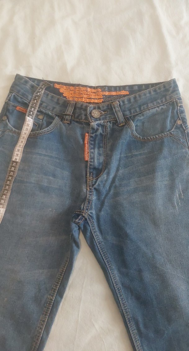 Erkek Kemerli Kısa Denim Jean Şort - Görsel 2