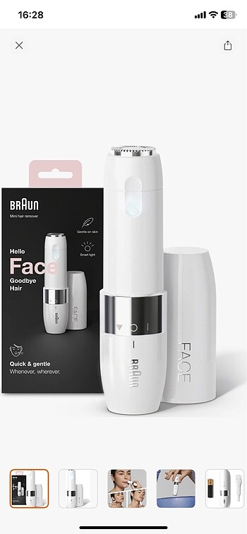Braun Face tüy dökücü