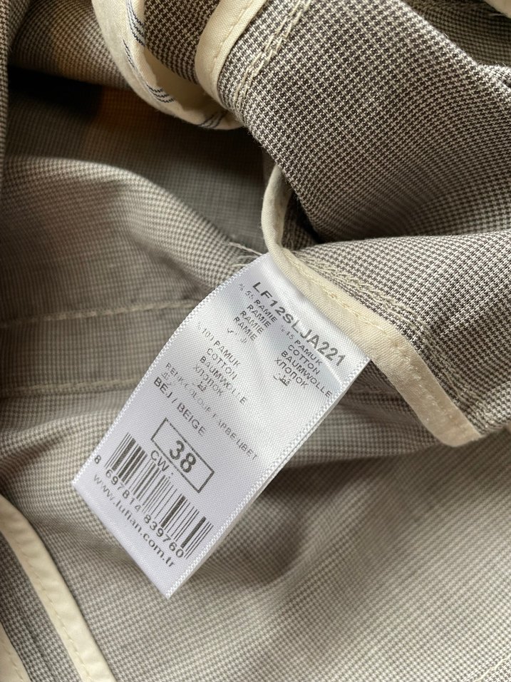 Lufian Kadın Pamuklu Blazer Ceket - Görsel 5