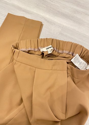 Koton Yüksek Bel Kadın Kumaş Pantolon - Görsel 7