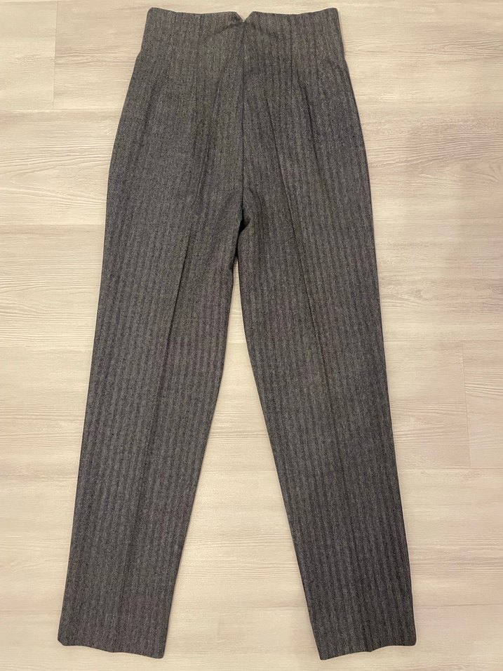 Zara Yüksel Bel Kumaş Pantolon - Görsel 4