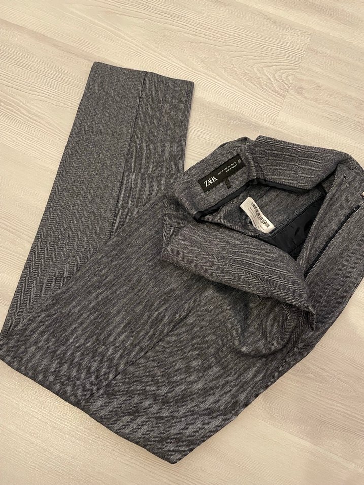 Zara Yüksel Bel Kumaş Pantolon - Görsel 2