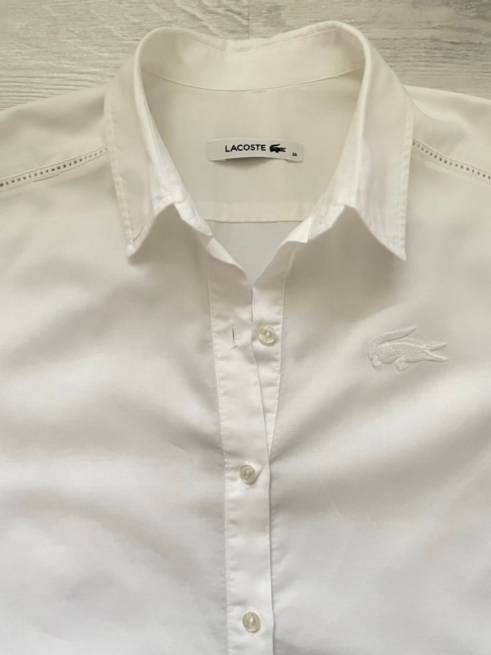 Lacoste Kadın Gömlek, Orjinal - Görsel 4