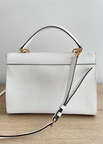 Michael Kors Ava Beyaz Deri Kadın Çanta - Görsel 2