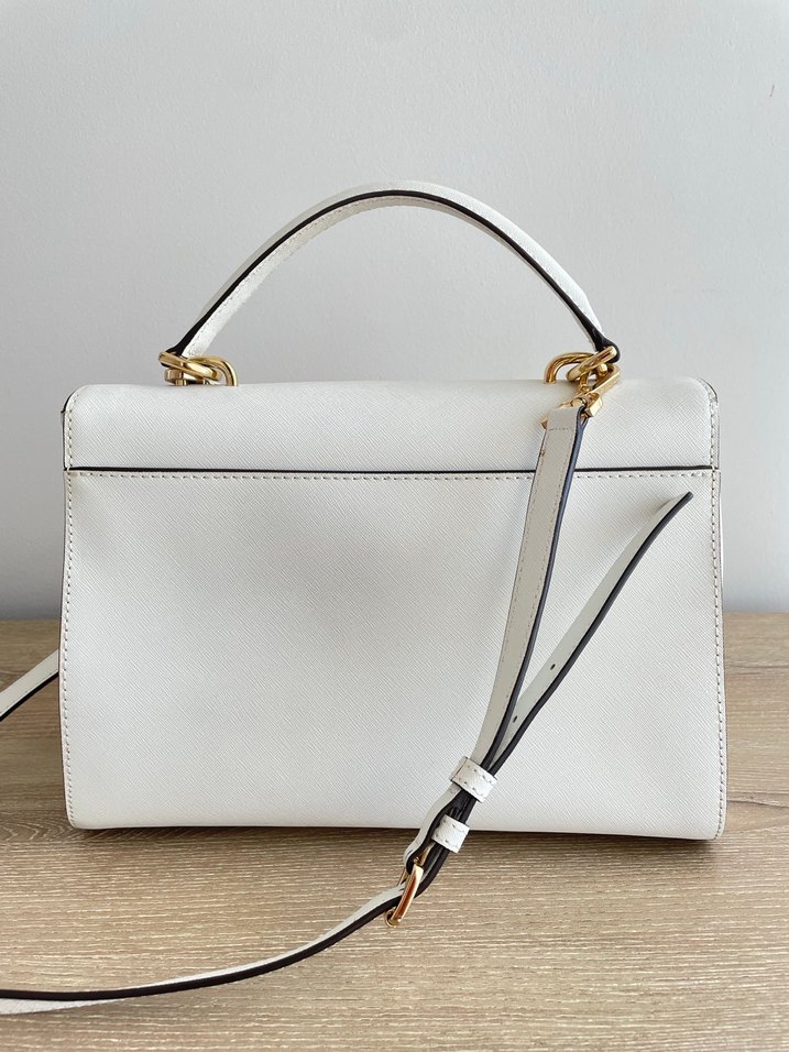 Michael Kors Ava Beyaz Deri Kadın Çanta - Görsel 2