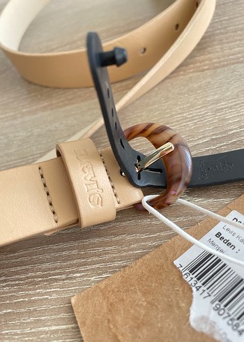 Levi's Bej Deri Kemer - Görsel 3