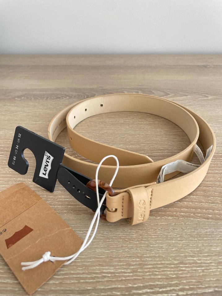 Levi's Bej Deri Kemer - Görsel 2