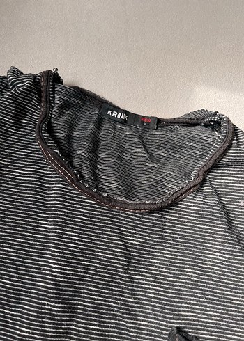 Gri Erkek Kısa Kollu Salaş Tişört - Görsel 3