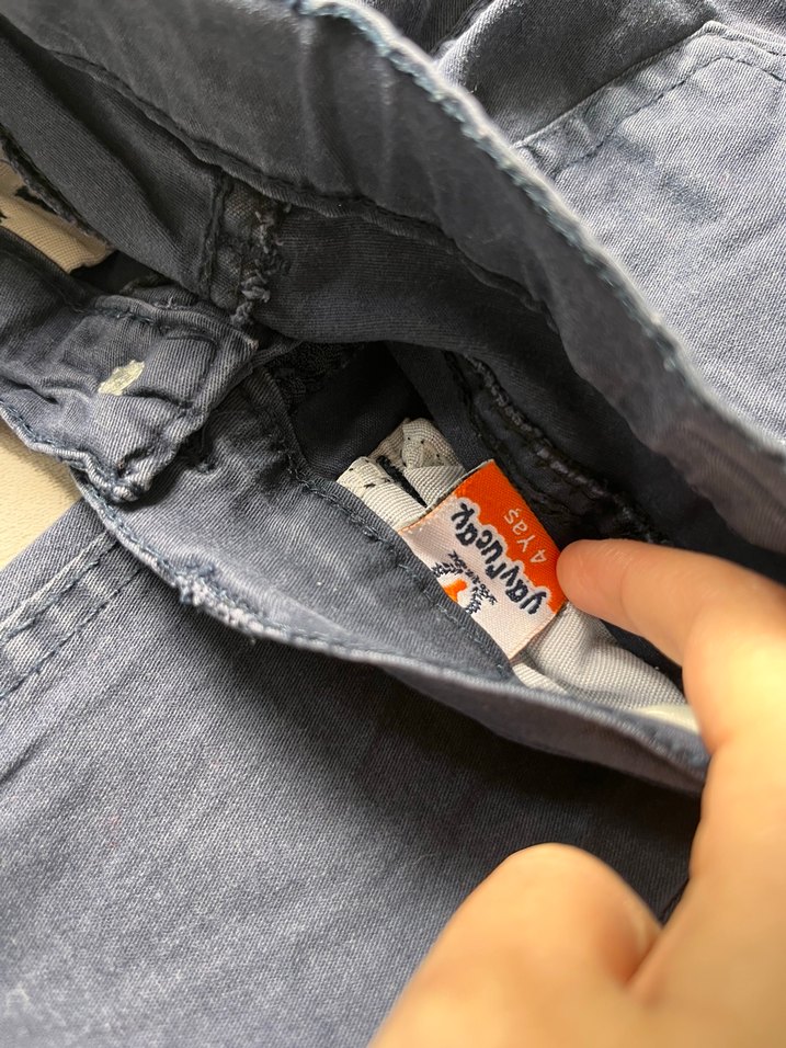 Erkek Çocuk Lacivert Denim Pantolon - Görsel 3