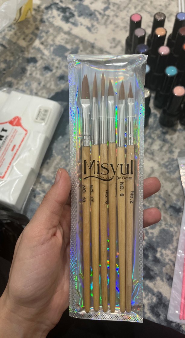 Bej Tırnak  Fırça Seti - Görsel 2