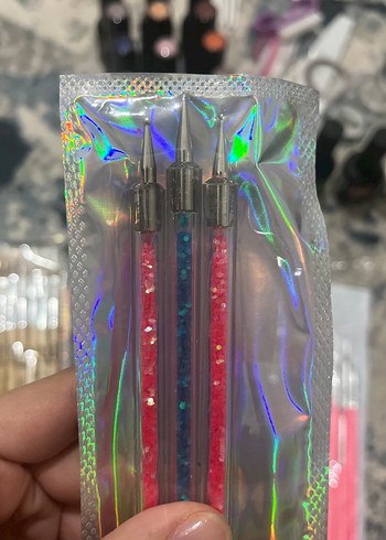 Misyul Çok Renkli Tırnak Fırçası Seti - Görsel 2