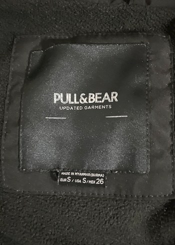 Pull and Bear Pull Bear Siyah Polar Ceket