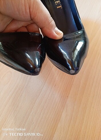 38 Beden siyah Renk Stiletto topuklu ayakkabı