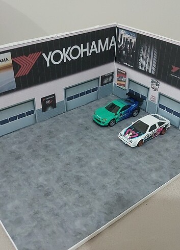 Hot wheels 1/64 araba Diorama