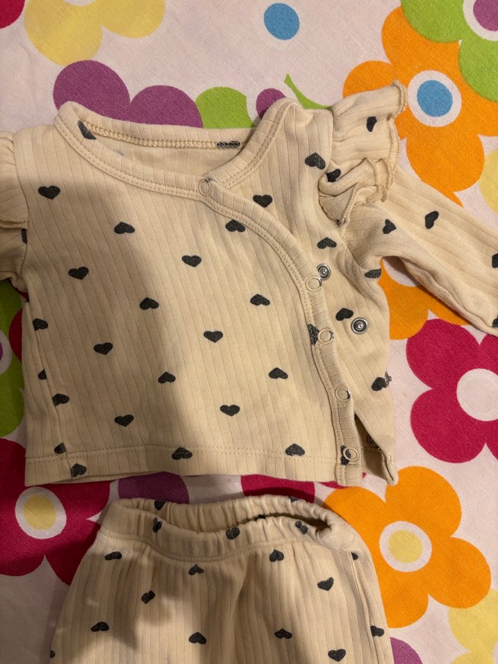 Uzun Kollu Bebek Kız Takımı - Görsel 3