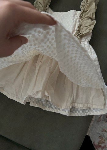 Bebek fırfırlı elbise - Görsel 4