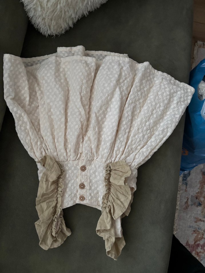 Bebek fırfırlı elbise - Görsel 3