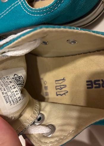 Mavi Converse Düz Tabanlı Kadın Spor Ayakkabı - Görsel 3