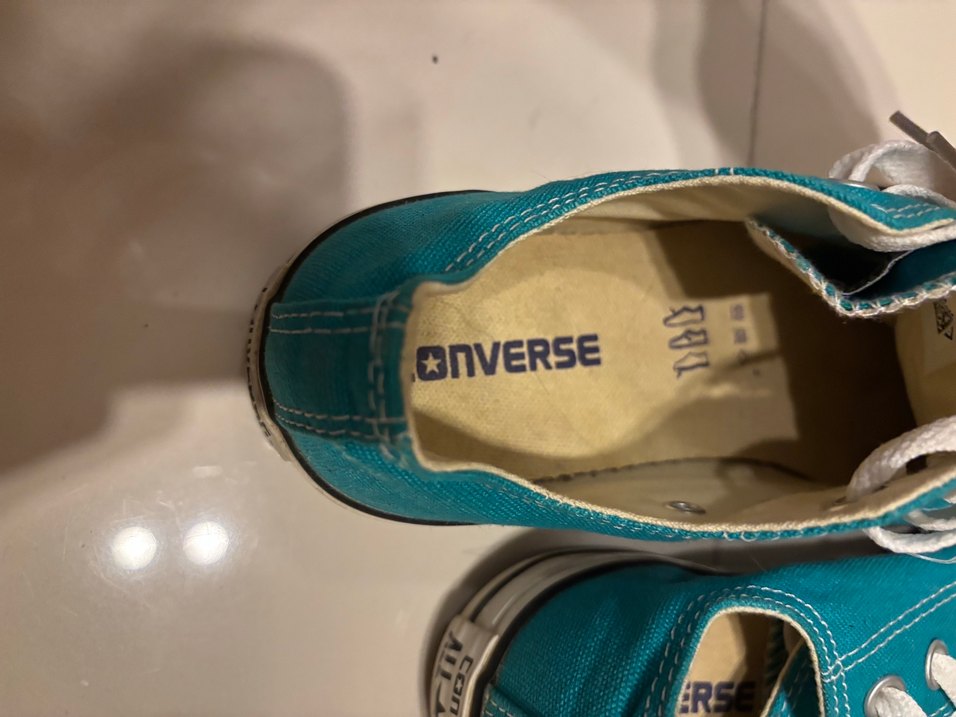 Mavi Converse Düz Tabanlı Kadın Spor Ayakkabı - Görsel 4