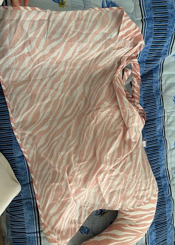 Pembe Zebra Desenli Emzirme Seti - Görsel 2