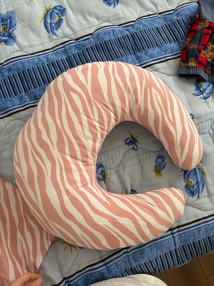 Pembe Zebra Desenli Emzirme Seti - Görsel 4