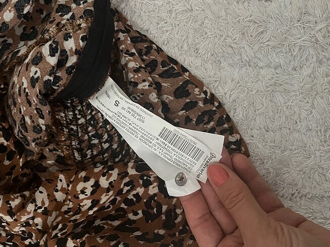 s Beden kahverengi Renk Stradivarius S beden bluz