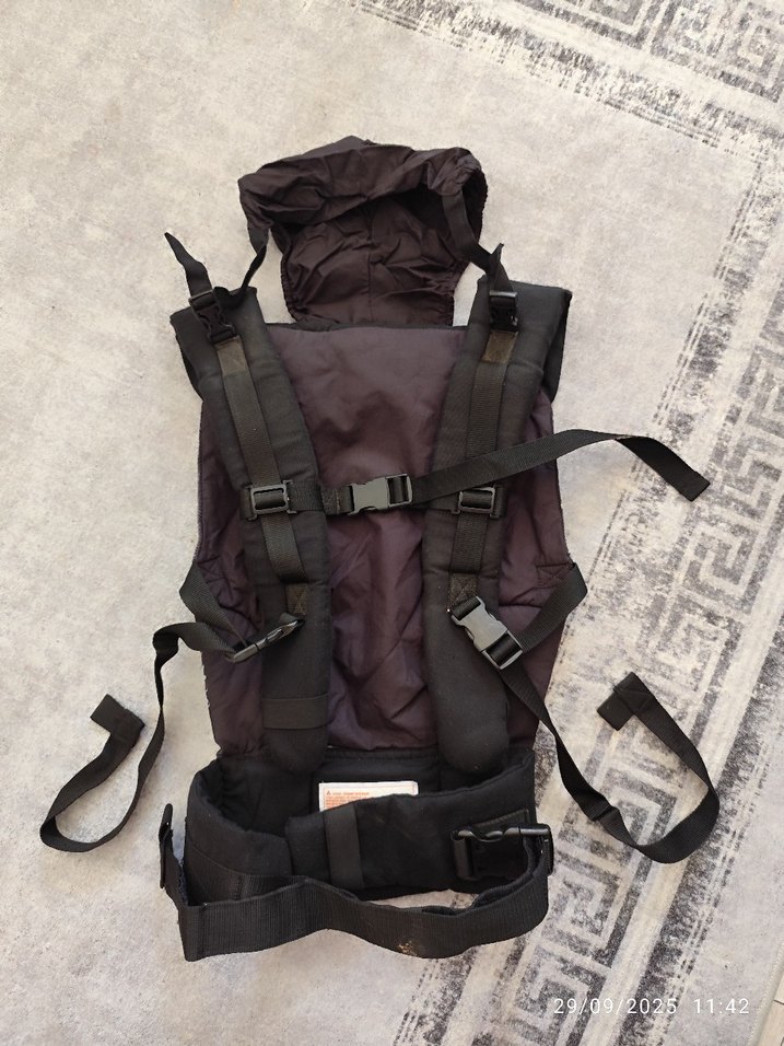 Siyah Müzik Desenli Bebek Taşıyıcı - Görsel 2