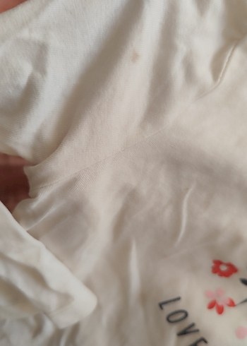 Pembe Nakışlı Bebek Kız Takımı Uzun Kollu - Görsel 4