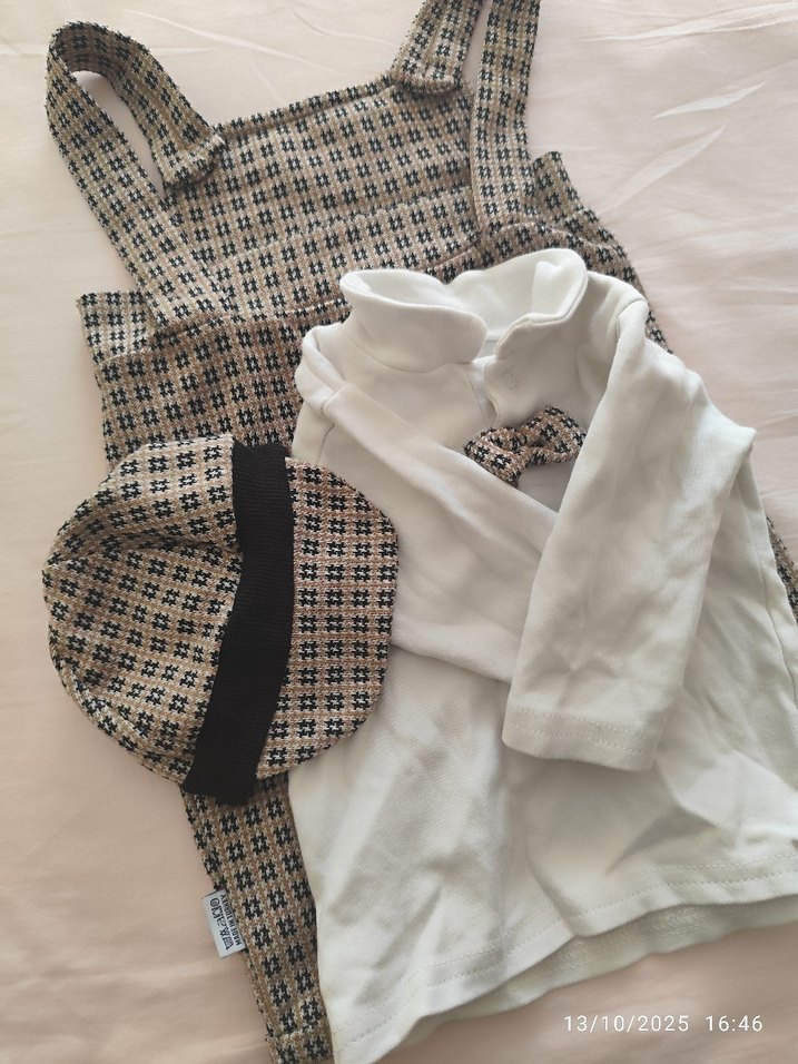 erkek bebek salopet takım - Görsel 2