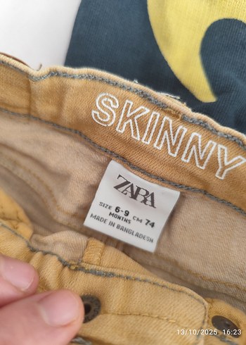 Sarı Baskılı Uzun Kollu Bebek Takımı - Görsel 6