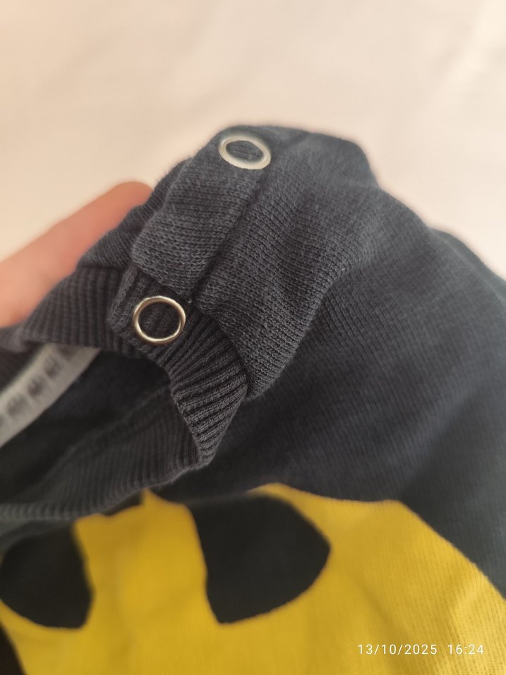 Sarı Baskılı Uzun Kollu Bebek Takımı - Görsel 5