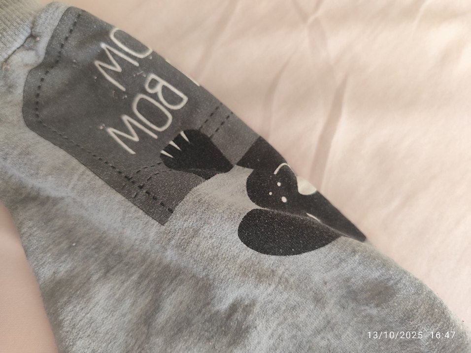 Gri Desenli Bebek Erkek Takımı - Görsel 4