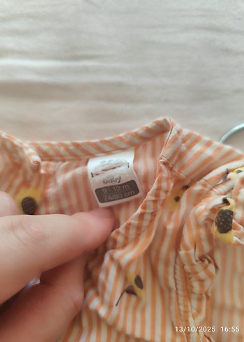 Pembe Nakışlı Kolsuz Bebek Kız Takımı - Görsel 4