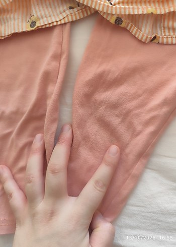 Pembe Nakışlı Kolsuz Bebek Kız Takımı - Görsel 5