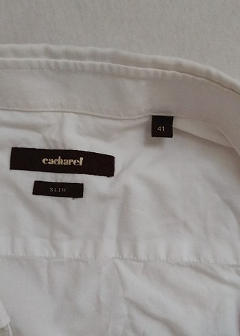 Beyaz Keten Erkek Gömlek - Görsel 2