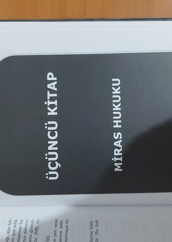 Medeni Hukuk Kitabı tan tahsin zapata, 27. Baskı - Görsel 7