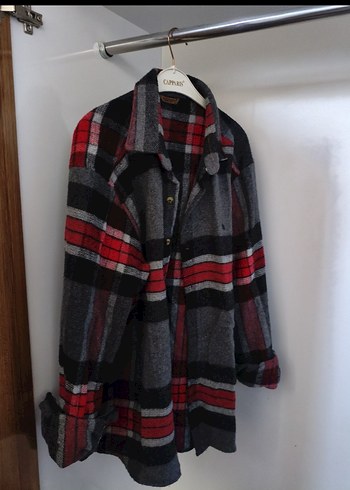 Ekose Düğmeli erkek  Gömlek - Görsel 2