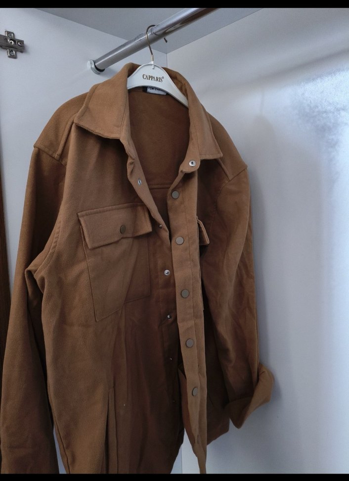 Bej Süet Erkek Ceket Düğmeli - Görsel 2