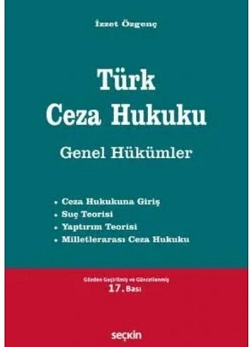 Türk ceza hukuku kitabı