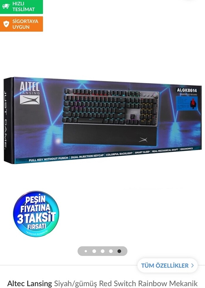 Altec lansing algk8614gr - Görsel 5